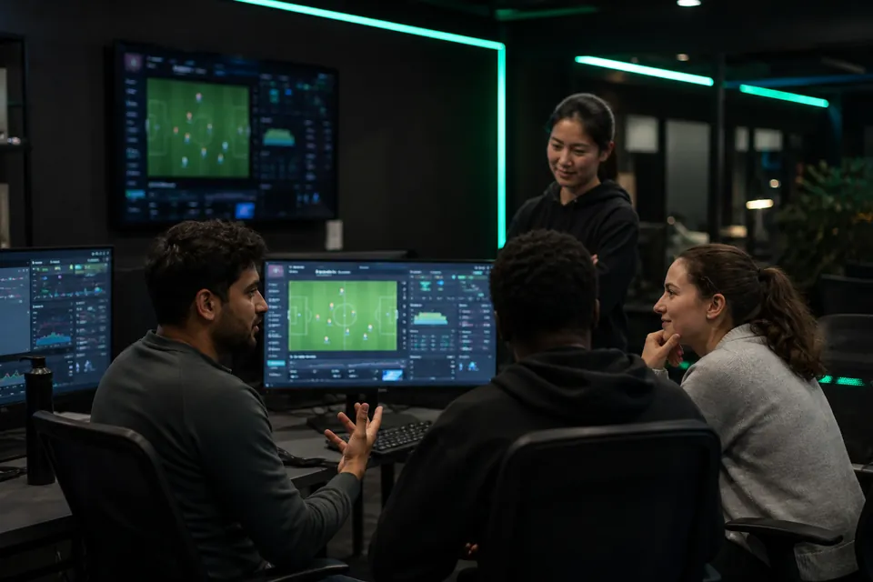 TheGamingOfWorld team working on fantasy football platform