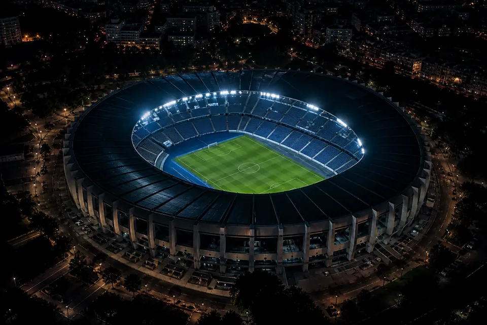 Parc des Princes stadium view